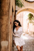 Dress with sleeves